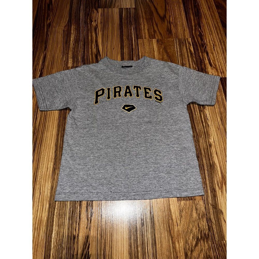 Pittsburgh Pirates‎ Nike Boys Short Sleeve T-Shirt Graphic Tee  Sz 4/5